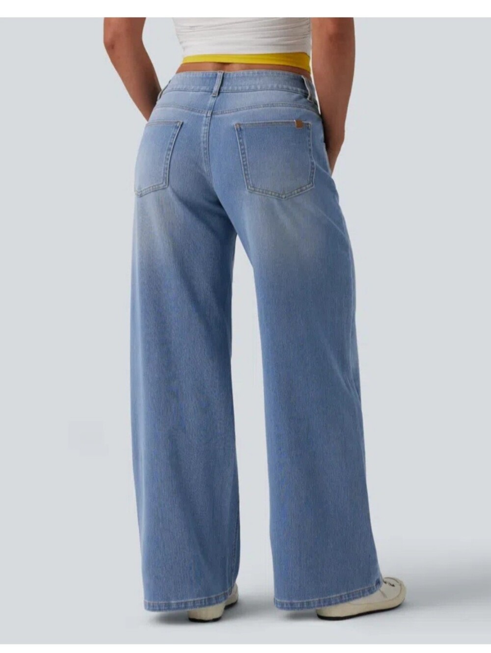 Halara Flex Low Rise Baggy Blue Wide-Leg Women’s Jeans Size XL